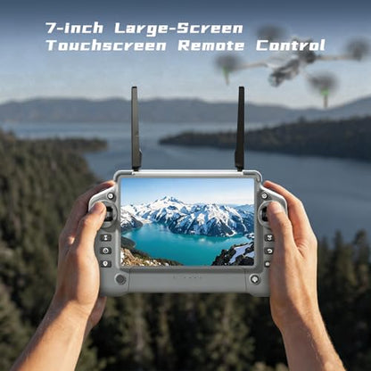 4K GPS Drone with Camera, Screen Controller and 3-Axis Gimbal