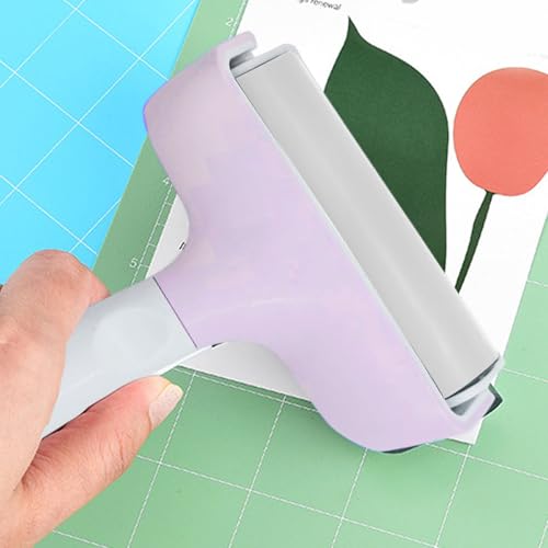 Pssopp Brayer Roller Printmaking Brayers Rubber Roller Brayer Rollers Hard Rubber,Rubber Roller Brayer for Printmaking Ink Wallpapers Stamping Gluing (Pink) - color: Pink