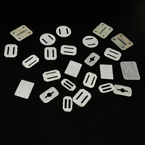 20PCS RC Plane Hinge Folding Leaf Paper Hinges Model Aileron Tail Wing Connector for RC Airplane Aircraft Helicopter DIY Model Plane Fix Wing Parts (20x13mm Rectangle) - style: 20x13mm Rectangle
