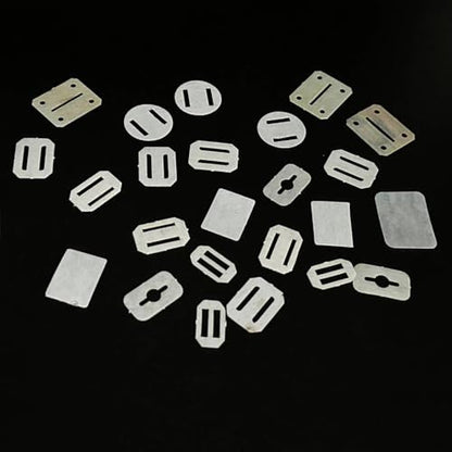 20PCS RC Plane Hinge Folding Leaf Paper Hinges Model Aileron Tail Wing Connector for RC Airplane Aircraft Helicopter DIY Model Plane Fix Wing Parts (20x13mm Rectangle) - style: 20x13mm Rectangle