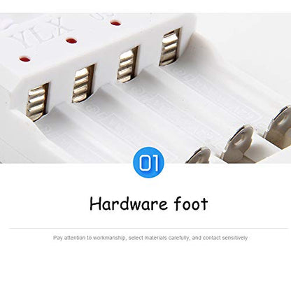 1 Pcs USB Battery Charger AA AAA Rechargeable Batteries Charger 4 Slot USB Plug Fast Battery Charging for AA AAA