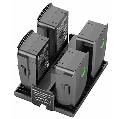 4 in 1 Drone Digital LED Display Battery Charger Intelligent Charging Hub for DJI Mavic 2 Pro Zoom Spare Part