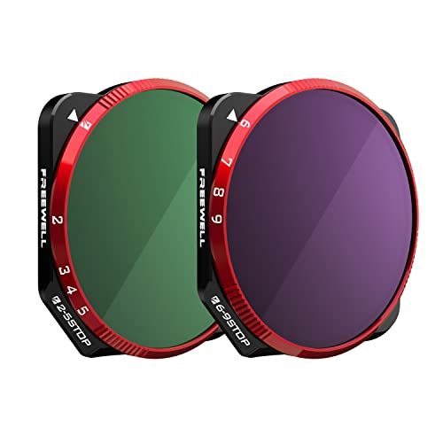 Freewell Variable ND 2-5 Stop, 6-9 Stop 2 Pack VND Filters Camera Lens Filters Compatible with Mavic 3 - size: 2-5 Stop & 6-9 Stop, style: Mavic 3/Mavic 3 Cine
