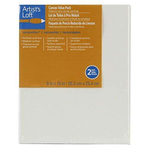Artist's Loft Necessities Canvas Value Pack, 8" x 10"