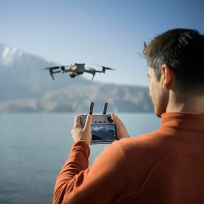 DJI Air 3S Fly More Combo (RC 2 Screen Remote Control) Drone with 1" CMOS Wide-Angle & Medium Tele Camera, 4K/60fps, Omnidirectional Sensing, Smart RTH & 3 Battery Bundle with Deco Gear Accessories