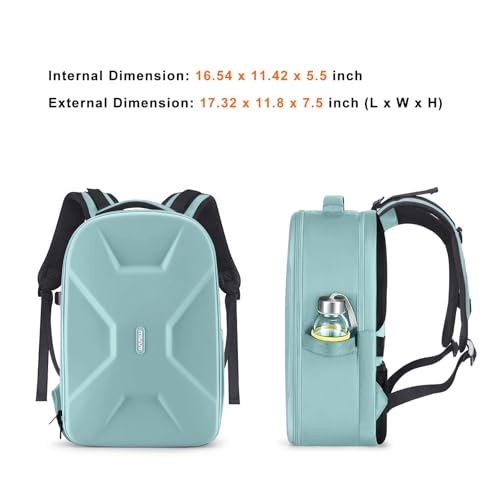 MOSISO Camera Backpack, DSLR/SLR/Mirrorless Photography Camera Bag - color: Aquamarine