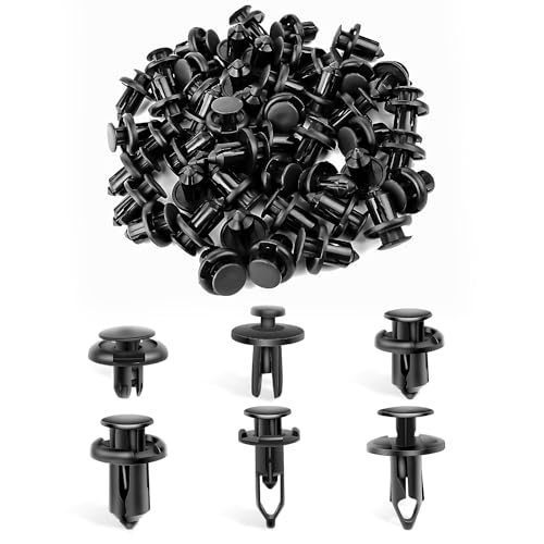 Nilight 120PCS Car Retainer 6.3/8/9/10mm Expansion Screws Replacement Kit - color: For Honda Acura GM Chrysler Ford Toyota Lexus - 120 Clips 6.3mm 8mm 9mm 10mm