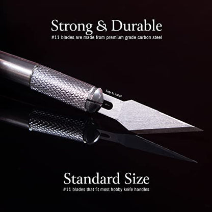 WA Portman Hobby Knife Blades – 100pc SK5#11 Craft Blade, Xacto Blades