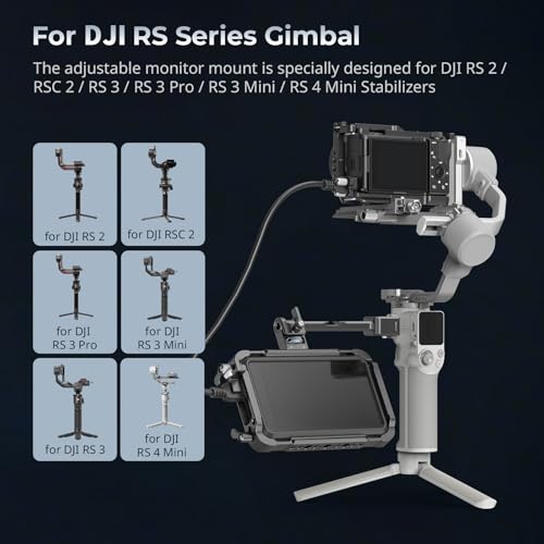 SmallRig Camera Monitor Mount w/Quick Release NATO Clamp, Cold Shoe Mount - style: Classic