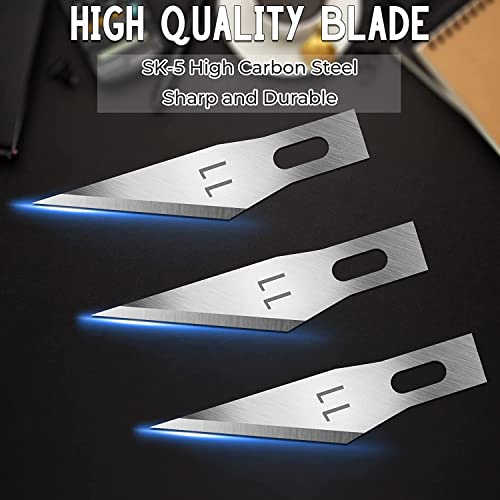 JETMORE 200 Pack Exacto Knife Blades 11, Exacto Knife Replacement Blades - size: 200 Pack