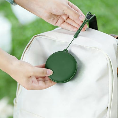 Collapsible Travel Cup, Foldable Water Cup with Lid, for Travel - color: Army Green