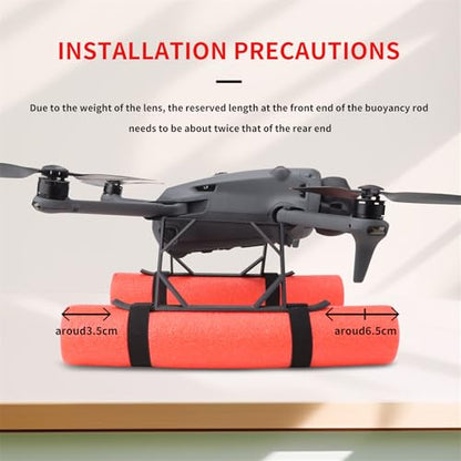 Water Floating Landing Gear for DJI Mavic 4 Pro Accessories, Drone Water Training Float Buoyancy Rod Landing Leg Aircraft Extension Feet Compatible with DJI Mavic 4 Pro Fly More Combo