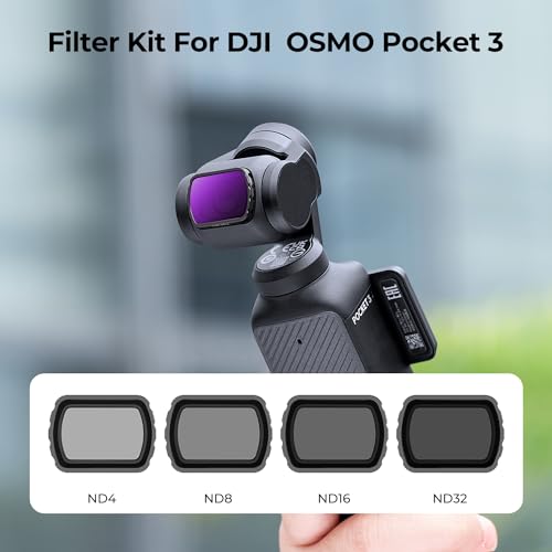 K&F CONCEPT Magnetic ND4+ND8+ND16+ND32 Filter Kit - style: Fixed ND4+ND8+ND16+ND32