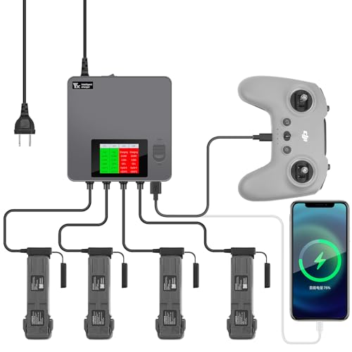 Display Battery Charger for DJI Avata 2,Full and Storage Charge