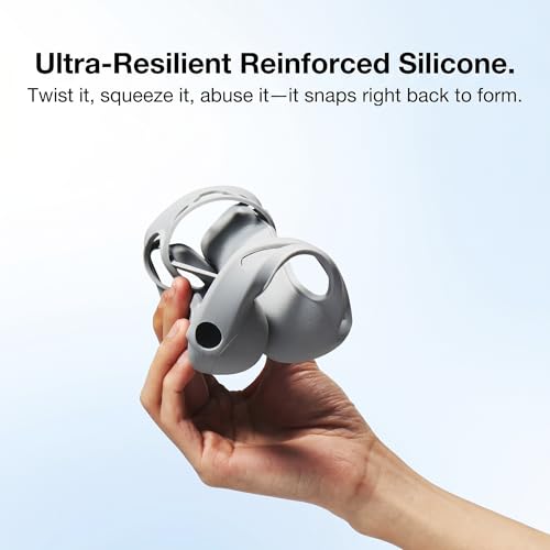 DJI RC2 Silicone Case, Anti-Slip Protective Cover for Mini 4 Pro/Air 3S/RC 2 Controller, Shockproof Skin (Grey)