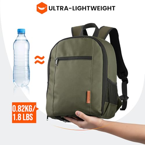 TARION Camera Backpack for Photographers Compact 12L Green TB-S - color: Green, size: Small