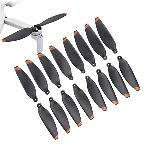 16PCS Drone Propeller Blades Props Replacement, 2.3x0.6in, Low Noise Blades, with 24 Screws 2 Screwdrivers, Stable