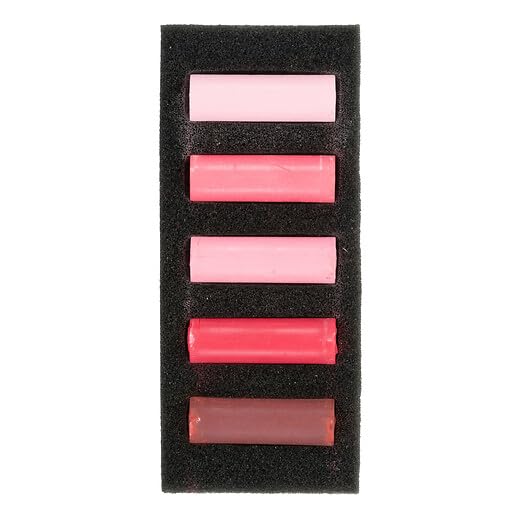 Rembrandt Soft Pastel Micro Set, 5-Piece Half Sticks, Warm Reds - color: Warm Reds, style: 5 Half Sticks in Micro Set