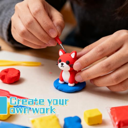 Air Dry Clay 36 Colors,Magic Clay Modeling Clay,DIY Molding Magic Clay - color: Multi-Color - 36 Colors