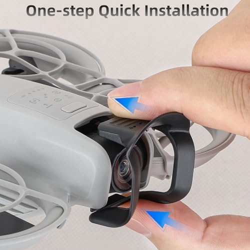 Lens Sunshade for DJI NEO, Drone Gimbal Cap Sun Shade Camera Protector Accessories (Black) - color: Black
