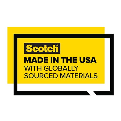 Scotch Double Sided Tape with Tape Dispenser, 0.5 in. x 250 in., 1 Roll