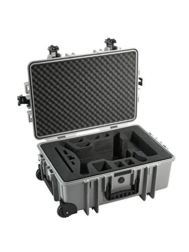 B&W Outdoor.Cases Type 6700 with 3DR Solo Inlay - The Original - color: Grey, size: 610x430x265 (type 6700), style: 3dr Solo