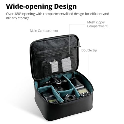 AMBITFUL Carrying Bag Zoom P7 S for Photography Equipments with Large Capacity, Multi-functional Storage Case for Mini Drone and Other Accessories,with Thick Sponges and Interial Mesh Layer - size: S /9.8"x7.4"x4.5"