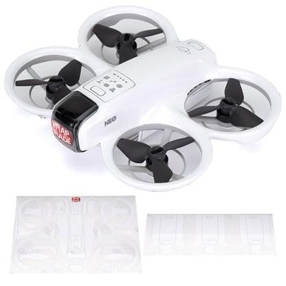 WRAPGRADE Skin Sticker Compatible with DJI NEO Full Wrap (Racing White) - color: Racing White