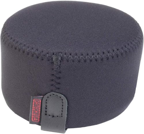 OP/Tech USA Hood Hat – Universal Lens Cap for DSLR & Digital Cameras | Neoprene Camera Lens Hood, Soft Cap for Camera Lens & Protection - Medium (Black) - Made in USA - color: Black, size: Medium