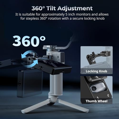 SmallRig Camera Monitor Mount w/Quick Release NATO Clamp, Cold Shoe Mount - style: Classic