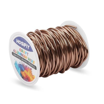 10 Gauge Aluminum Craft Wire for Jewelry Making-Bronze 65 feet - color: Bronze, size: 10Gauge 65FT