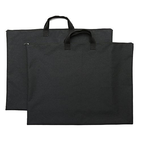 600D Portfolio Waterproof With Handle And Zipper For Student and Artist 2-pack - size: X-Large