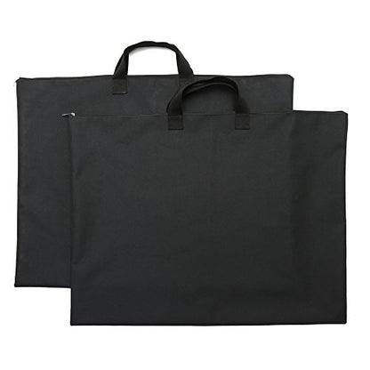 600D Portfolio Waterproof With Handle And Zipper For Student and Artist 2-pack - size: X-Large