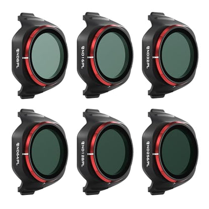 Freewell Bright Day 6-Pack ND/PL Filters for DJI Mini 5 Pro - style: Bright Day 6 Pack