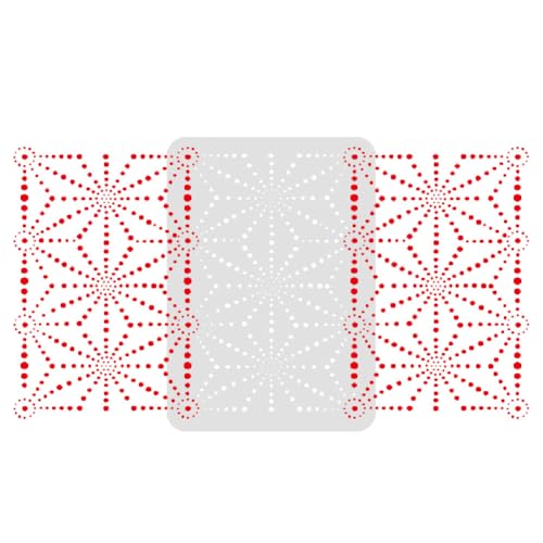 Geometric Star Stencil for Painting 11.69" x 8.27" Reusable DIY - style: Modern Geometric A