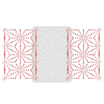 Geometric Star Stencil for Painting 11.69" x 8.27" Reusable DIY - style: Modern Geometric A