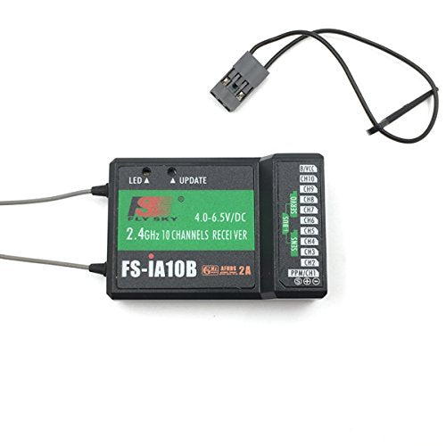 FLYSKY FS-i6X 10CH RC Transmitter w/FS-iA10B Receiver for RC Quadcopter Car