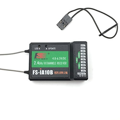 FLYSKY FS-i6X 10CH RC Transmitter w/FS-iA10B Receiver for RC Quadcopter Car