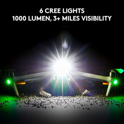 NovaStrobe FAA Compliant Drone Strobe w/ 6 Cree 1000LM LEDs & 4 Colors