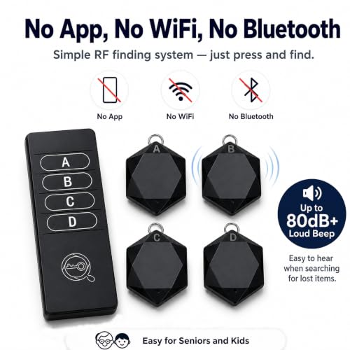 Remote Control Finder Locator Beeper Sound for Finding Keys Tv Remote Pet