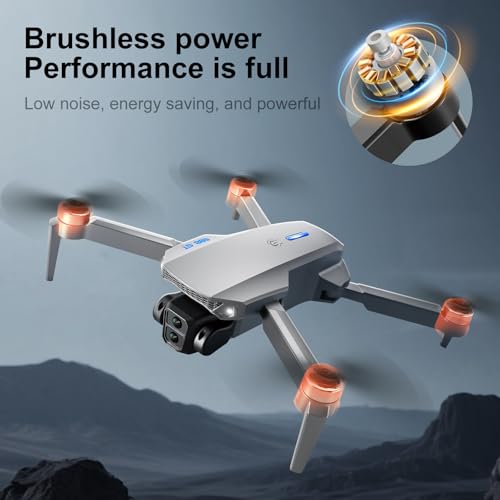 E88 PRO Drone, 4.91 Inches Screen Controller with SD card, 2 batteries. - color: Black-2 batteries
