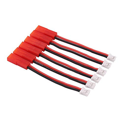 6pcs JST to PH 2P for E-Flite 120 SR to Blade mCP-X (Ultra Micro) Lipo Battery Adapter Cables(C166-6) - size: 6pcs