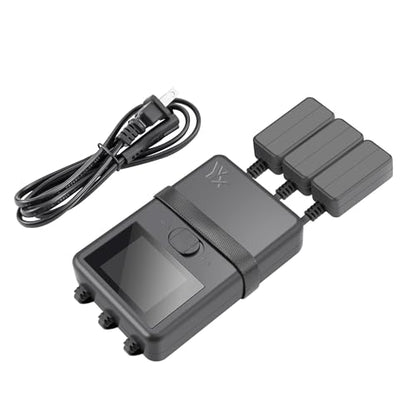 Hanatora Display Parallel Battery Charger with Storage Charge for DJI Mini 4 Pro,Mini 3/3 Pro,Fast Charging Three Batteries,Multi Hub Drone Accessories