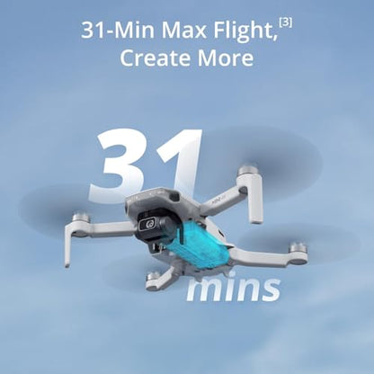 DJI Mini 4K Storage Bundle, Drone with 4K UHD Camera for Adults, Under 249 g, 3-Axis Gimbal Stabilization, Drone Case, Propellers Compatible, Propeller Guard, landing pad