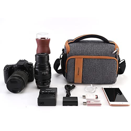 DOMISO Concept Camera Sling Bag,Everyday Small Shoulder Crossbody Bag - color: Grey