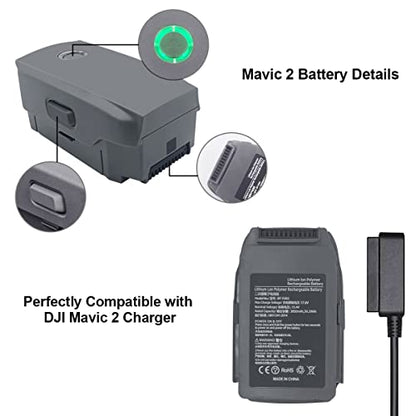KUWATA Intelligent Flight Battery for DJI Mavic 2 Pro, Mavic 2 Zoom, Mavic 2 Enterprise Advanced, 3850mAh, Camera Drone Extended Battery