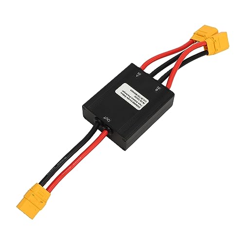 VGEBY Electric Bike Dual Battery Connector Adapter, XT90 Interface Bike Dual Battery Parallel Module Adapter Discharge Balancer
