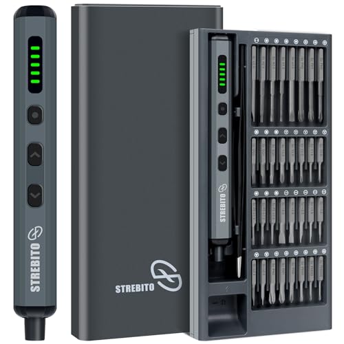 STREBITO Mini Electric Screwdriver Set, 70 in 1 Small Electric Screwdriver - style: Standard