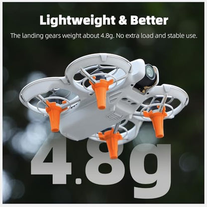 Landing Gear Leg for DJI NEO, Increase Height 10mm Split Design Lightweight Drone Accessories Quick Release Height Extender (Grey) - color: Grey