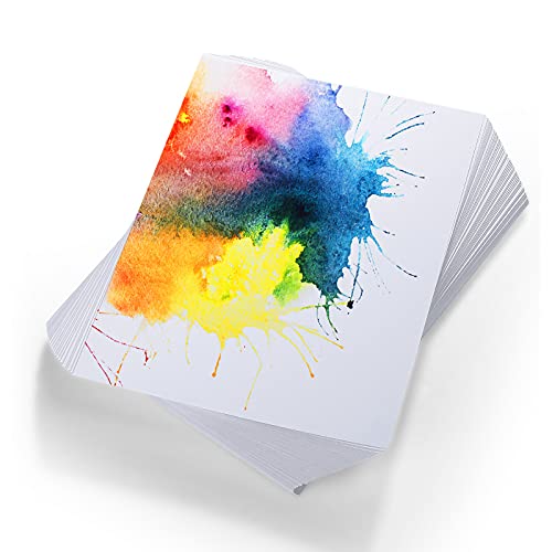 TecUnite 9 x 6 Inch 60 Sheets Watercolor Paper Pad Bulk - size: 9 x 6 inch